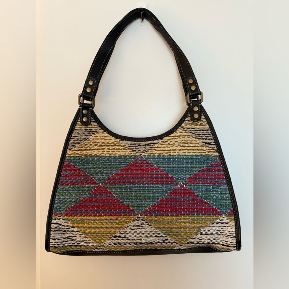NWT Myra Shoulder Bag Pinecone Bluff Western genuine leather, rodeo cowgirl.